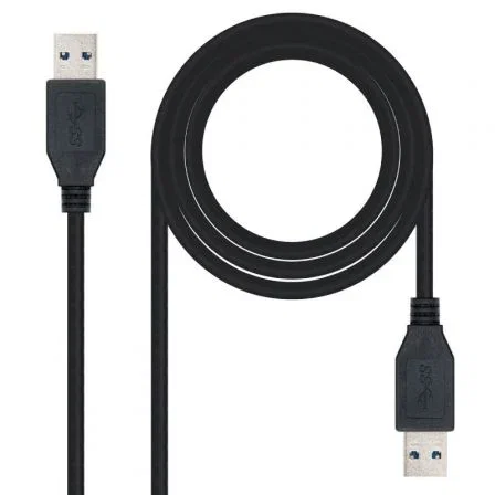 Nanocable 10.01.1001-BK Cable USB 3.2 Gen 1 de 1 m Negro